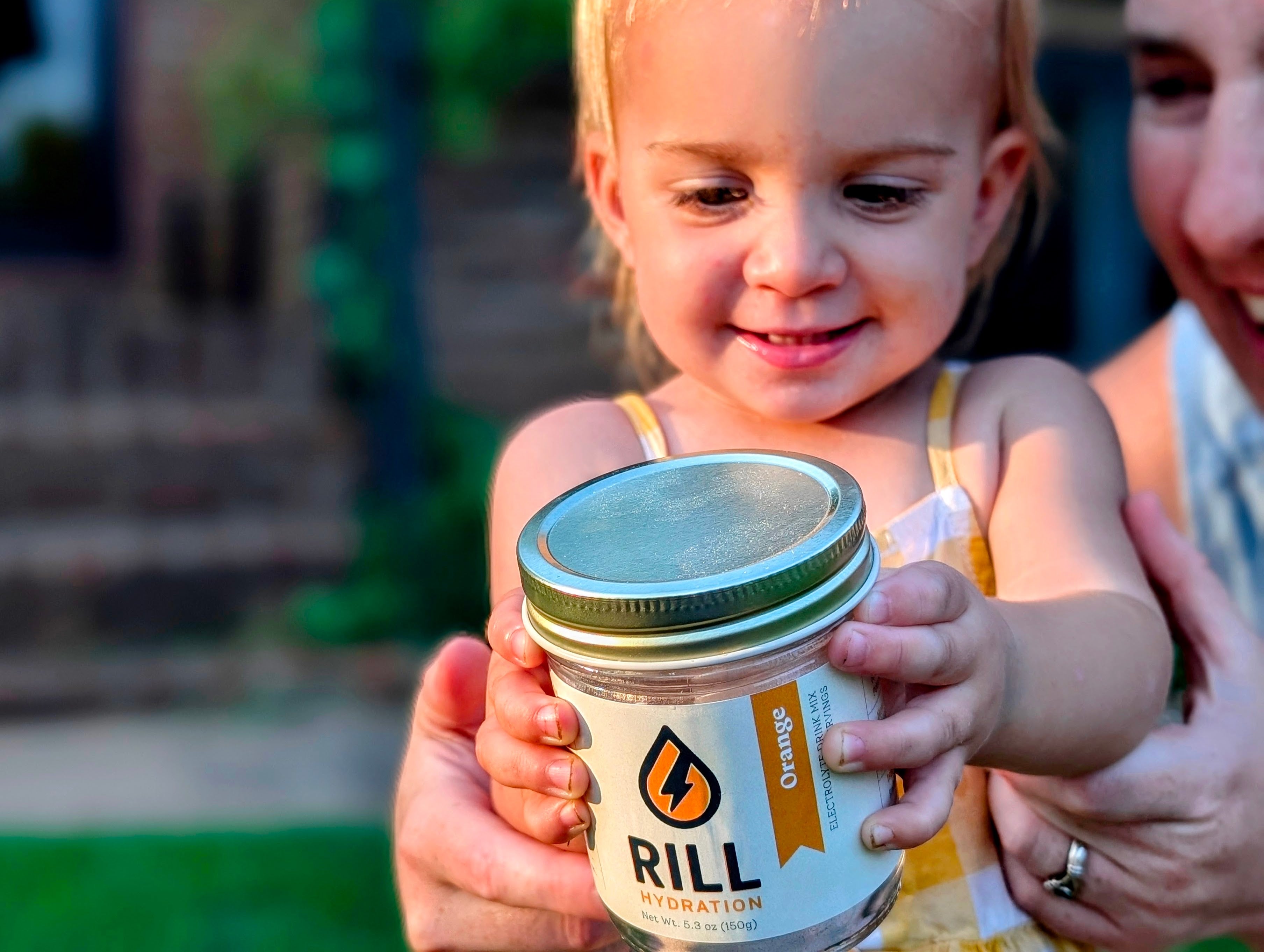 Orange Rill - Clean Hydration Drink Mix, 25 Serving Bulk Jar