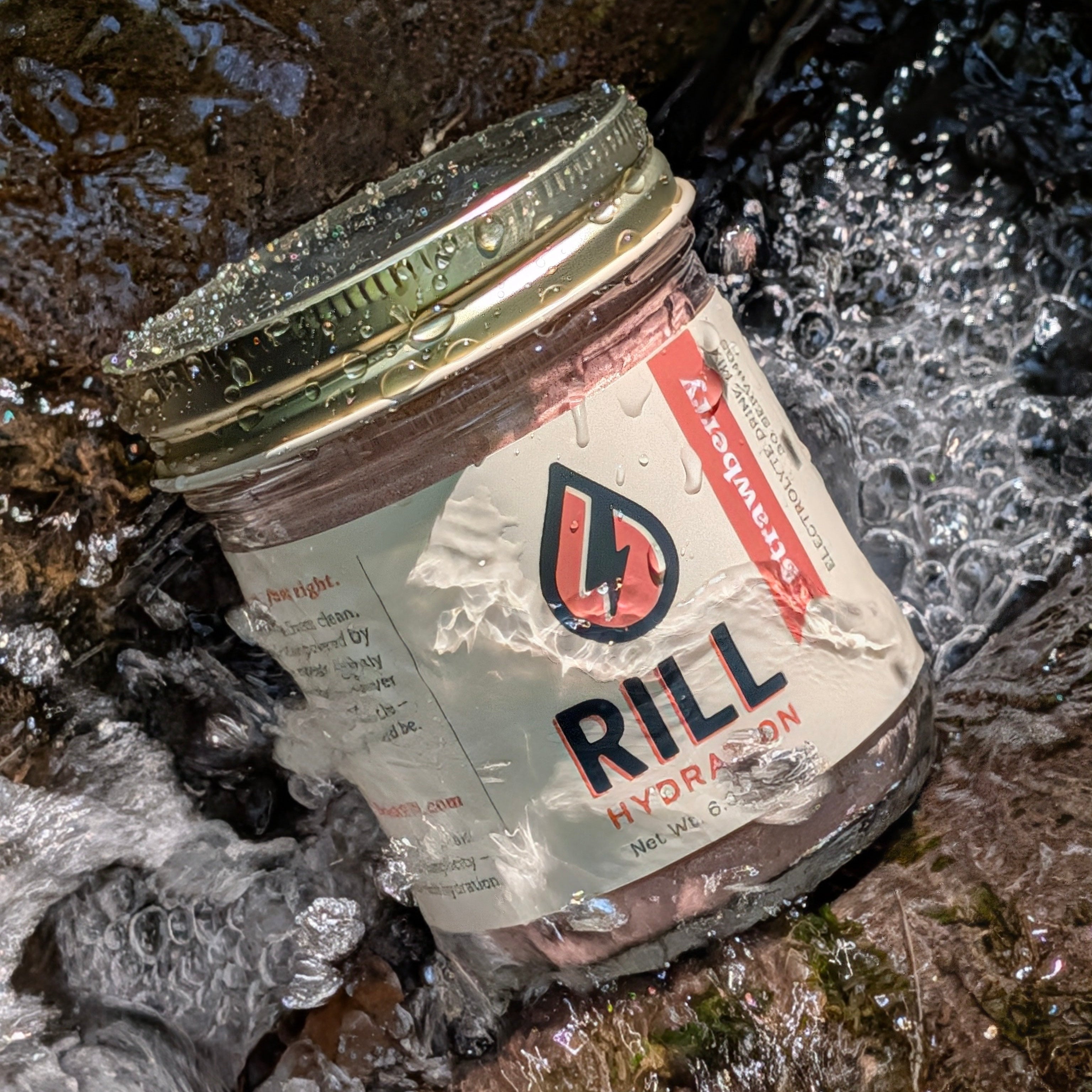 Strawberry Rill - Clean Hydration Drink Mix, 30 Serving Bulk Jar